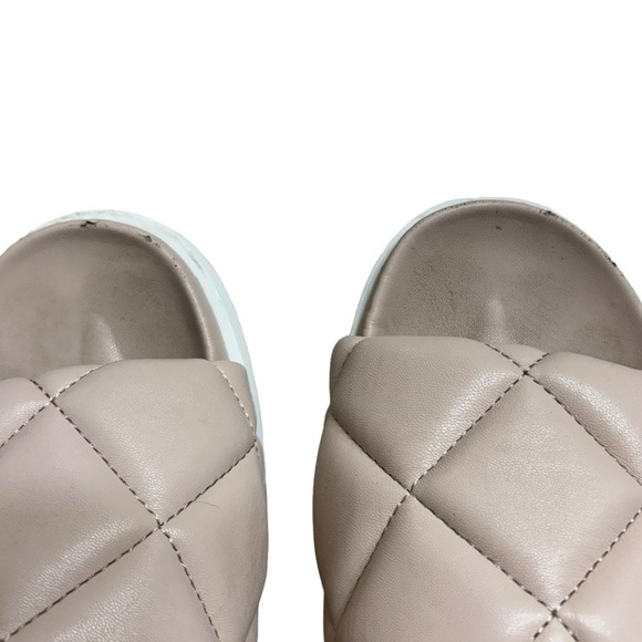 Steve Madden Shoes Steven New York Beige Women’s Cushion Puff Sandals Size 8.5 - Picture 3 of 14